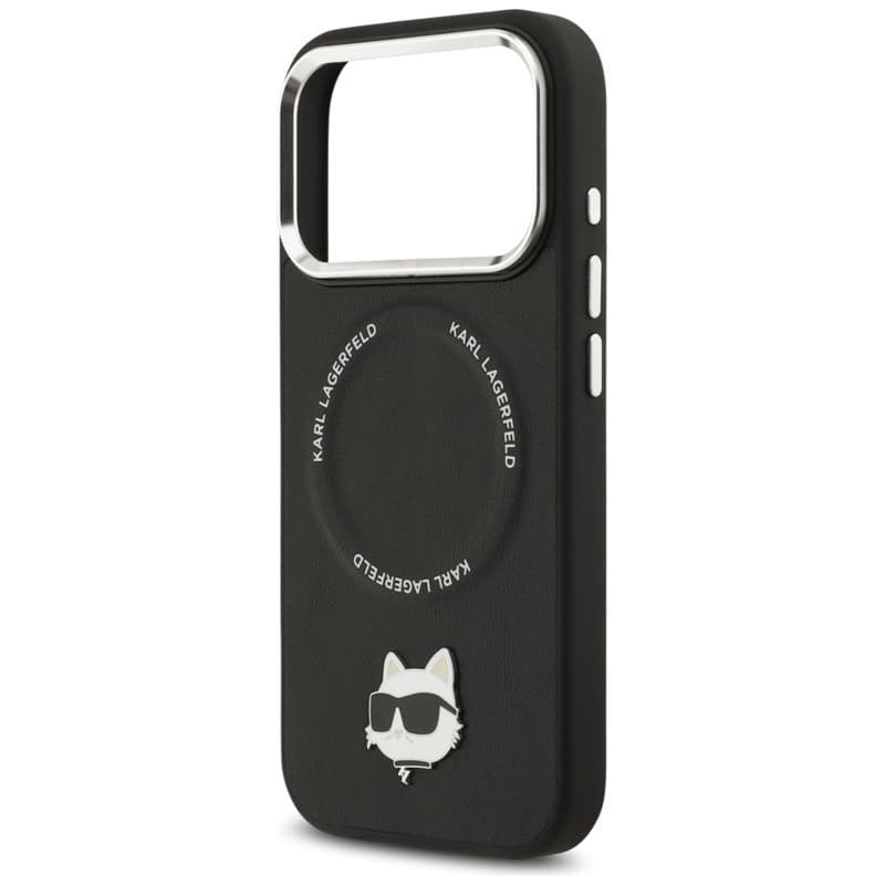 Karl Lagerfeld Choupette Pin MagSafe - Case iPhone 17 Pro Max (black) - 6