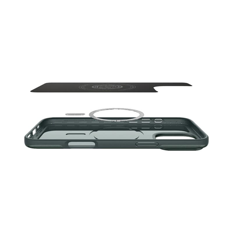 Spigen Thin Fit Mag MagSafe - Case for iPhone 16 Pro Max (Abyss Green) - 5