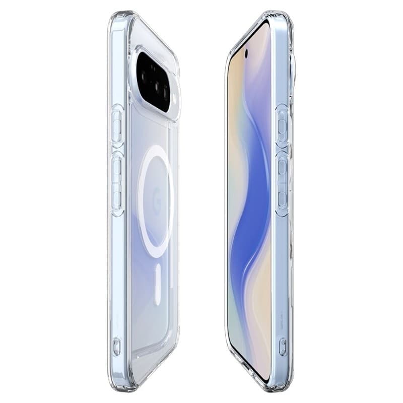 Spigen Ultra Hybrid Mag MagSafe - Case for Google Pixel 10 / 10 Pro (Clear/White) - 9