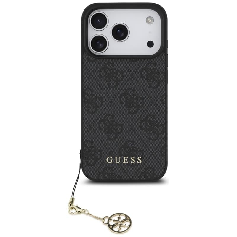Guess 4G Charms Collection - Custodia MagSafe per iPhone 17 Pro (Nero) - 2