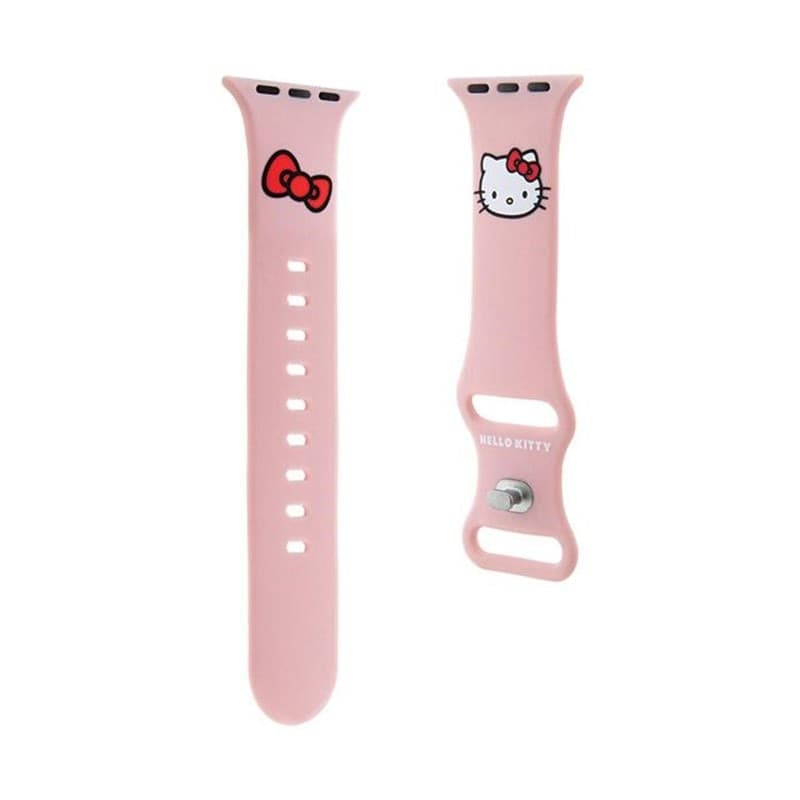 Hello Kitty Silicone Kitty Head - Apple Watch Band 42/44/45/49 mm (Pink) - 3