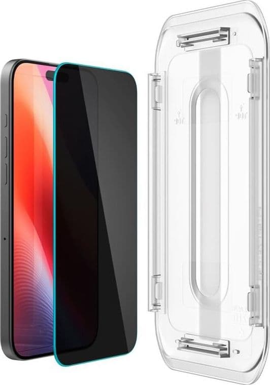 SZK£O PRYWATYZUJ¥CE SPIGEN GLAS.TR ”EZ FIT” 2-PACK IPHONE 16 PRO MAX PRIVACY - 3