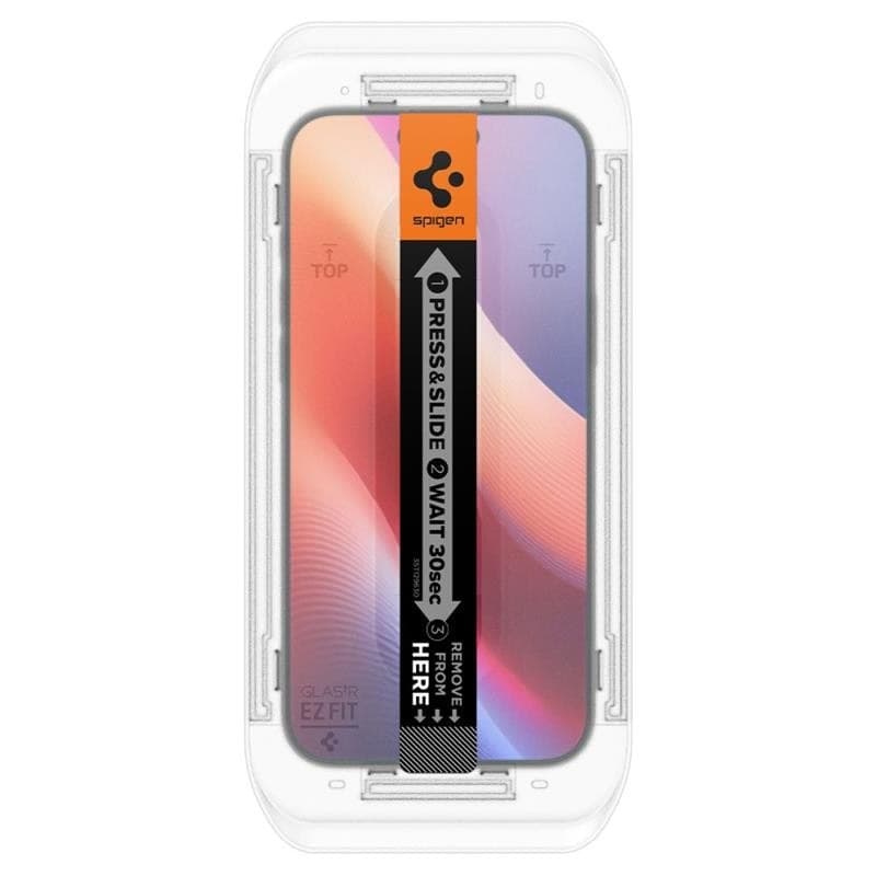 SZK£O PRYWATYZUJ¥CE SPIGEN GLAS.TR ”EZ FIT” 2-PACK IPHONE 16 PRO MAX PRIVACY - 4