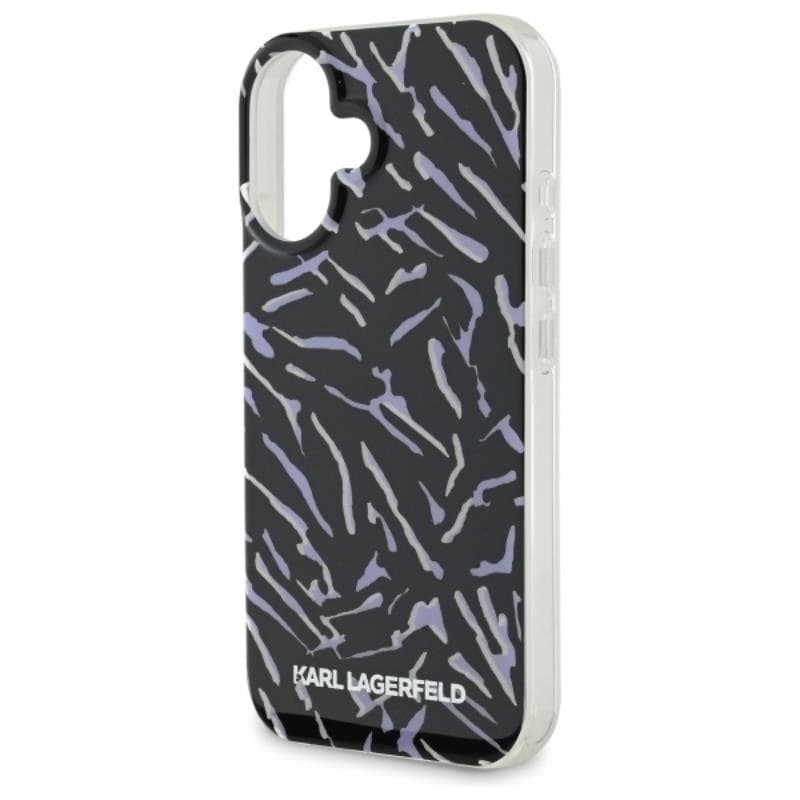 Karl Lagerfeld Zebra With Cord - Case for iPhone 16 (purple) - 5