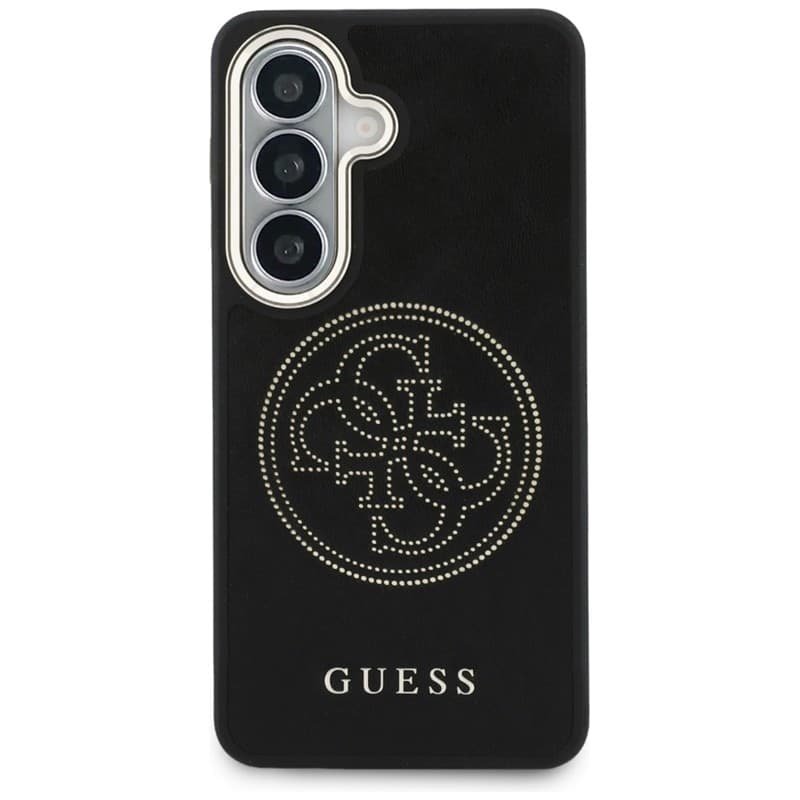 Guess Perforated Logo MagSafe - Custodia per Samsung Galaxy S26 (Nero) - 3