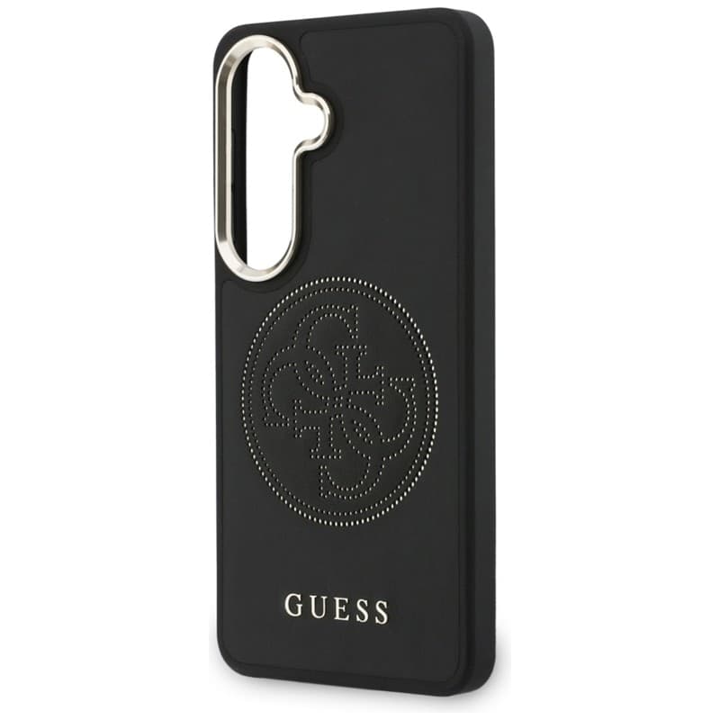 Guess Perforated Logo MagSafe - Custodia per Samsung Galaxy S26 (Nero) - 6