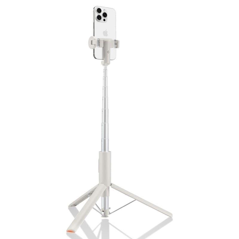 Spigen S541W Bluetooth Selfie Stick Tripod - Smartphone Tripod / Selfie Stick Holder (Dune Beige) - 4