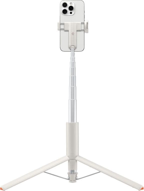 Spigen S541W Bluetooth Selfie Stick Tripod - Smartphone Tripod / Selfie Stick Holder (Dune Beige) - 10