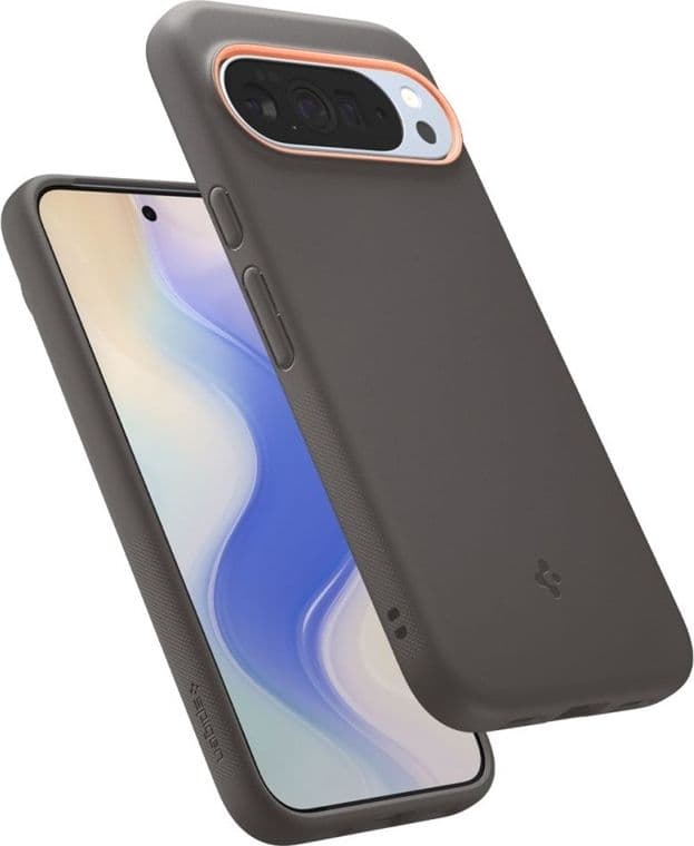 Spigen Nano Pop Mag MagSafe - Custodia per Google Pixel 10 Pro XL (Papaya Gray) - 9