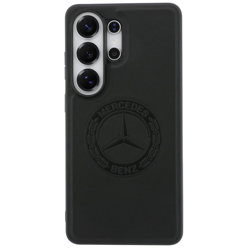 Custodia MagSafe con logo Mercedes Vintage per Samsung Galaxy S26 Ultra (nera) - 3