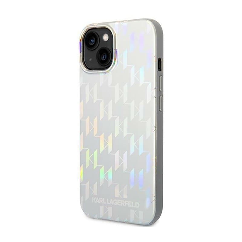 Karl Lagerfeld Monogram Pattern Case iPhone 14 (Black) - 2