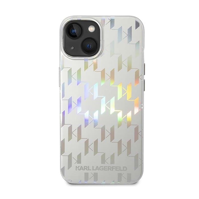 Karl Lagerfeld Monogram Pattern Case iPhone 14 (Black) - 3