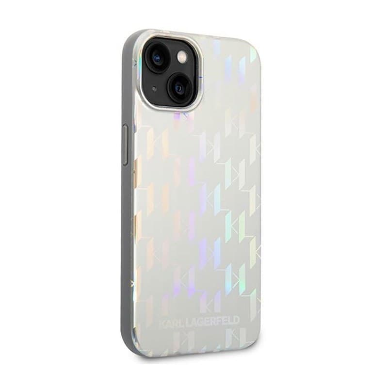 Karl Lagerfeld Monogram Pattern Case iPhone 14 (Black) - 4