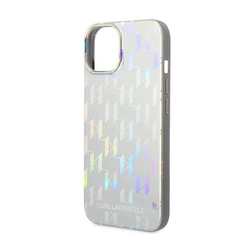 Karl Lagerfeld Monogram Pattern Case iPhone 14 (Black) - 6