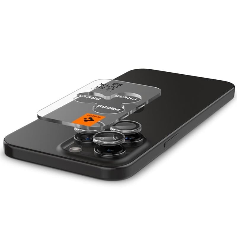 Spigen Optik Pro GLAS.TR EZ Fit Camera Protector 2-Pack - Lens protection glass for iPhone 16 Pro / 16 Pro Max / 15 Pro / 15 Pro - 5