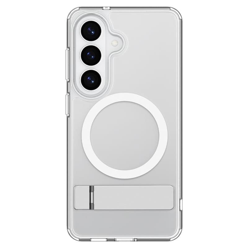 Spigen Ultra Hybrid S Mag MagSafe - Custodia per Samsung Galaxy S26+ (trasparente/bianco) - 4