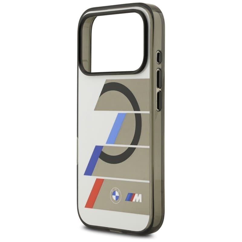 BMW M IML Metal Buttons Tricolor Lines MagSafe - Case iPhone 17 Pro Max (anthracite) - 14