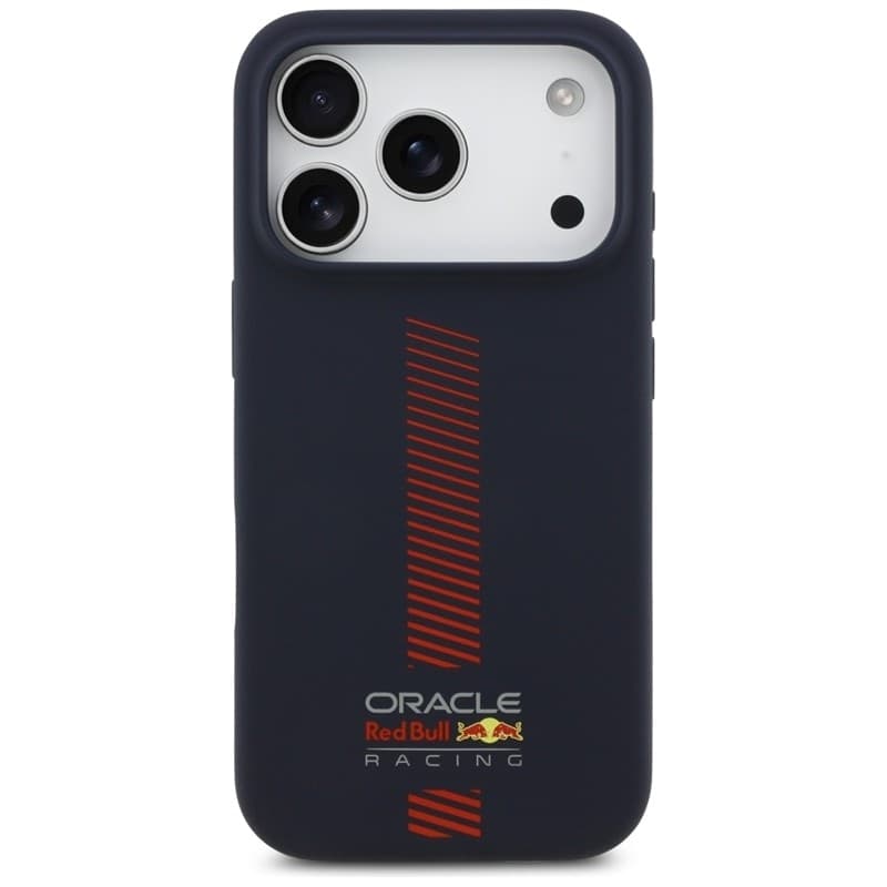 Custodia Red Bull in silicone Powerbar MagSafe per iPhone 17 Pro (blu navy) - 3