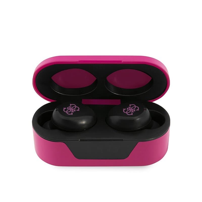 Guess True Wireless Earphones BT5.0 5H - TWS earphones + charging case (magenta) - 2