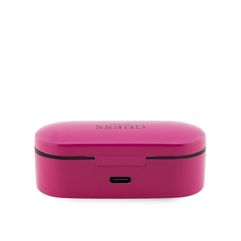 Guess True Wireless Earphones BT5.0 5H - TWS earphones + charging case (magenta) - 3