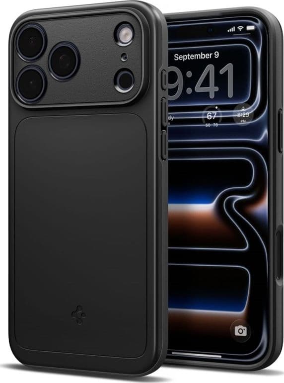 Spigen Thin Fit Mag MagSafe - Custodia per iPhone 18 Pro / 17 Pro (Nero) - 2