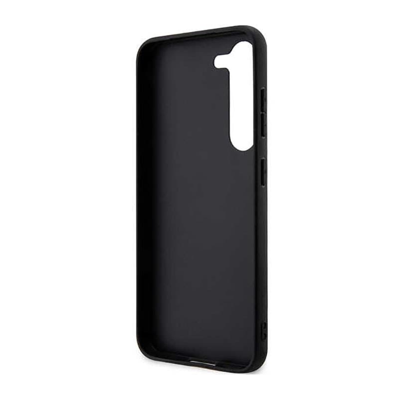 Karl Lagerfeld Saffiano Monogram Metal Logo - Case for Samsung Galaxy S23+ (Black) - 7