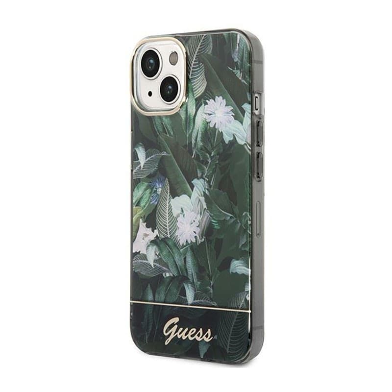 Guess Jungle Case - Case for iPhone 14 Plus (Green) - 2