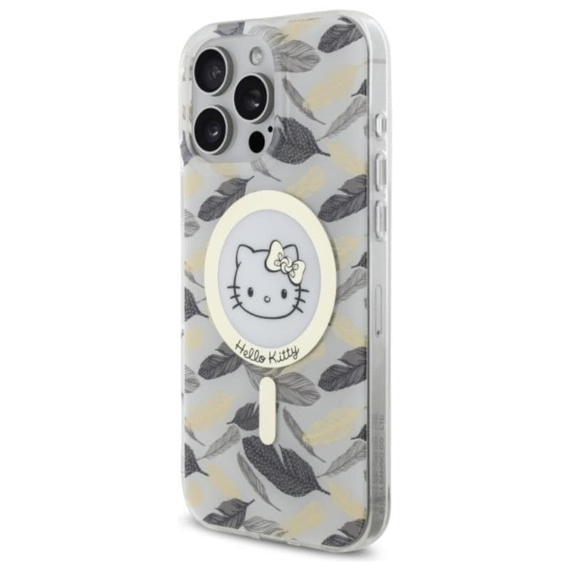 Hello Kitty IML Golden Leaves MagSafe - Case for iPhone 16 Pro Max (white) - 2