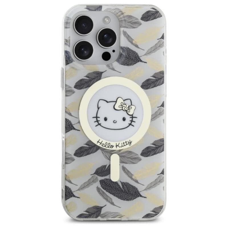 Hello Kitty IML Golden Leaves MagSafe - Case for iPhone 16 Pro Max (white) - 3