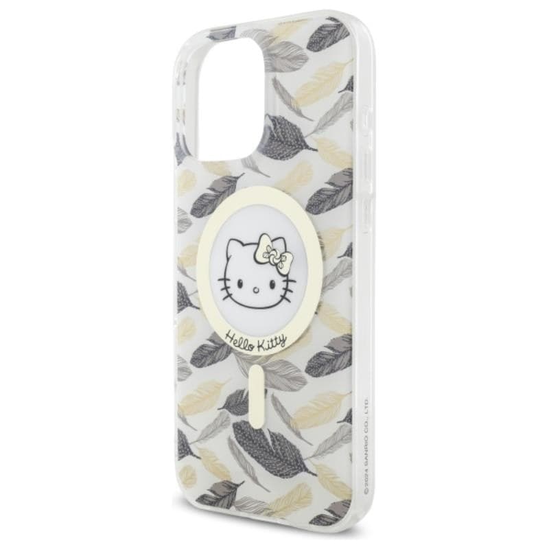 Hello Kitty IML Golden Leaves MagSafe - Case for iPhone 16 Pro Max (white) - 6