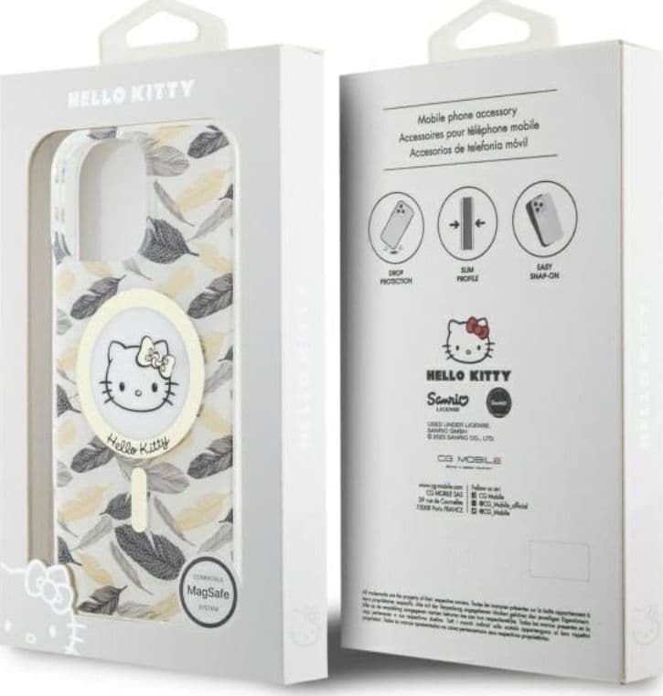 Hello Kitty IML Golden Leaves MagSafe - Case for iPhone 16 Pro Max (white) - 8
