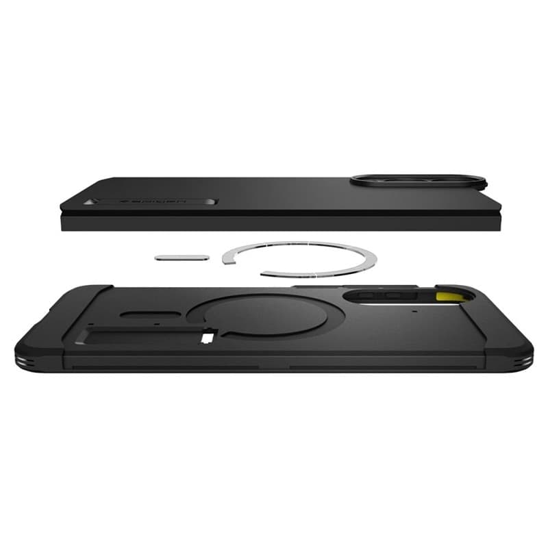 Spigen Tough Armor MagSafe - Case for Samsung Galaxy S25 Edge (Black) - 8