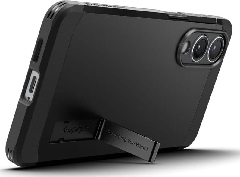 Spigen Tough Armor MagSafe - Case for Samsung Galaxy S25 Edge (Black) - 9