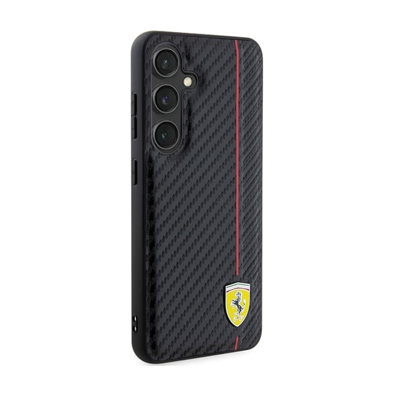 Ferrari Carbon Printed Line - Case for Samsung Galaxy S24+ (black) - 4
