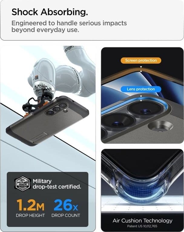 Spigen Tough Armor MagSafe - Custodia per Samsung Galaxy S26 (canna di fucile) - 10
