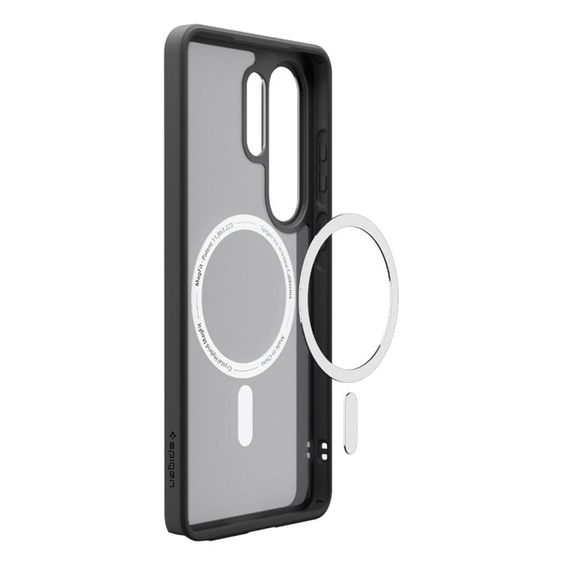 Spigen Ultra Hybrid Mag MagSafe - Custodia per Samsung Galaxy S26 Ultra (Nero Frost) - 5