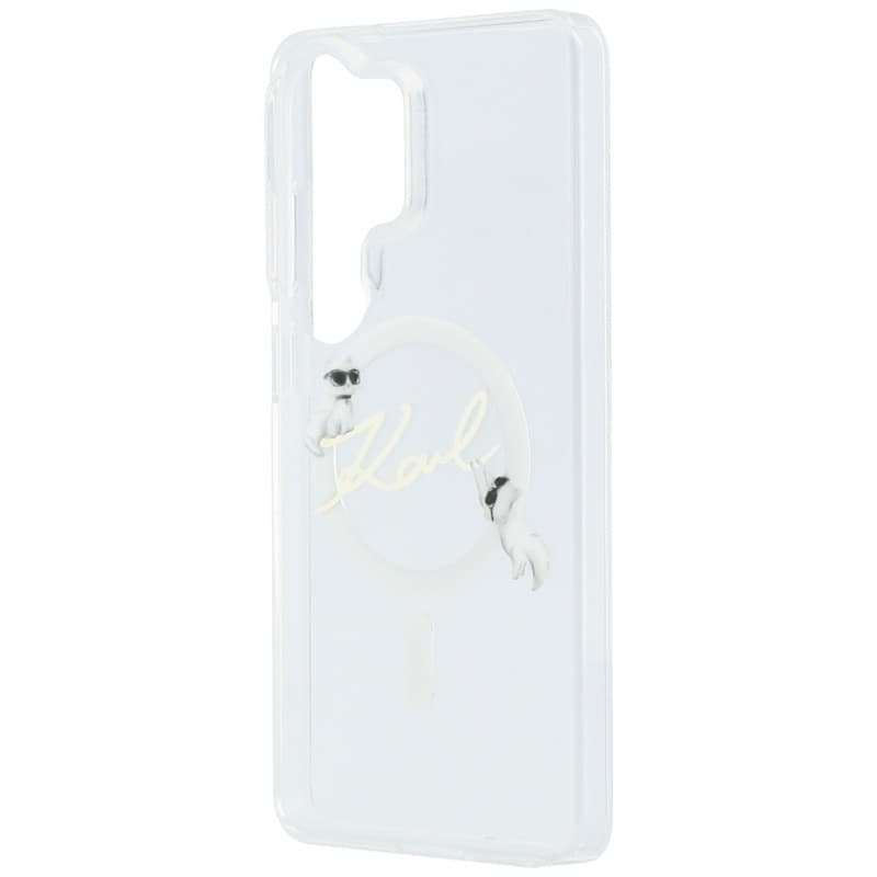 Karl Lagerfeld IML KC Script MagSafe - Custodia per Samsung Galaxy S26 Ultra (trasparente) - 6