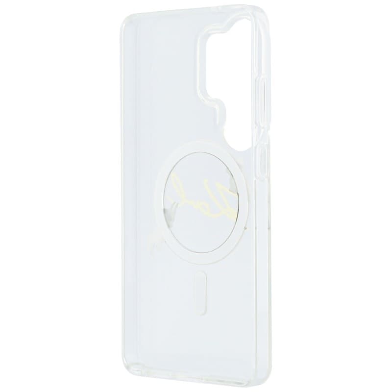 Karl Lagerfeld IML KC Script MagSafe - Custodia per Samsung Galaxy S26 Ultra (trasparente) - 7