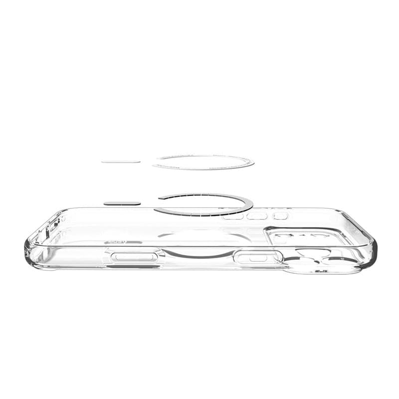 Spigen Ultra Hybrid Mag MagSafe - Custodia per iPhone 17 Pro Max (Trasparente/Arancione) - 7