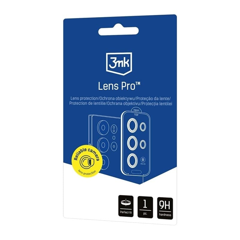 3mk Lens Protection Pro - Vetro per l'obiettivo della fotocamera del Samsung Galaxy S26+ (nero) - 3
