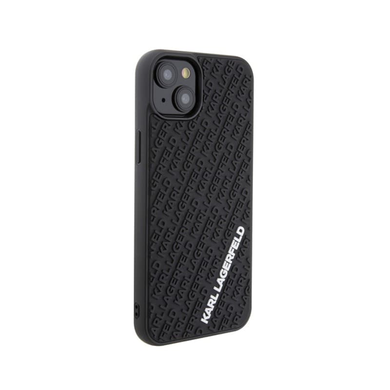 Karl Lagerfeld 3D Rubber Multi Logo - Case for iPhone 15 Plus (black) - 4
