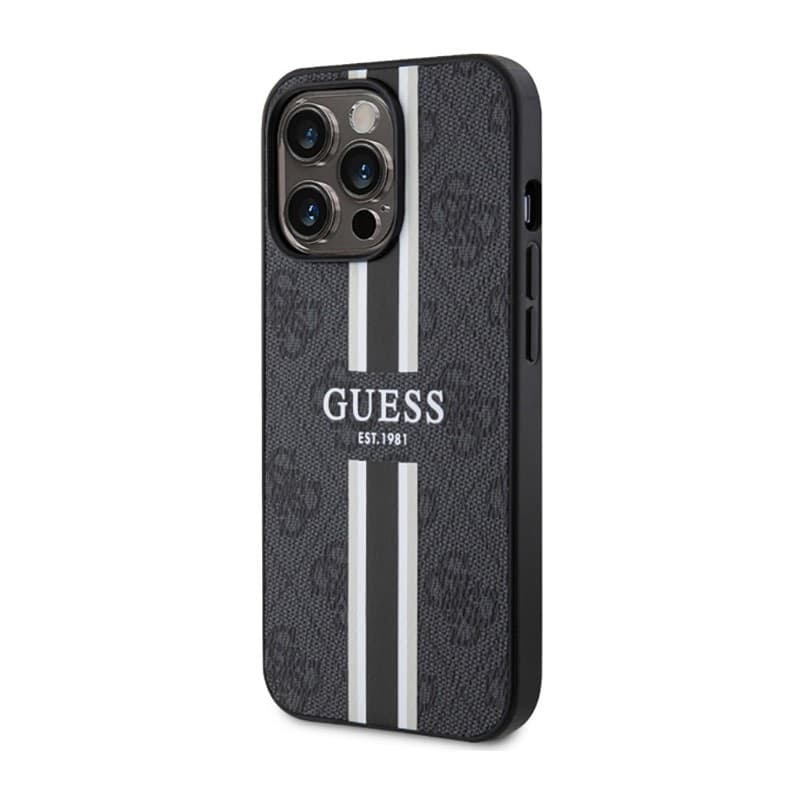 Guess 4G Printed Stripes MagSafe - Case for iPhone 13 Pro (Black) - 2