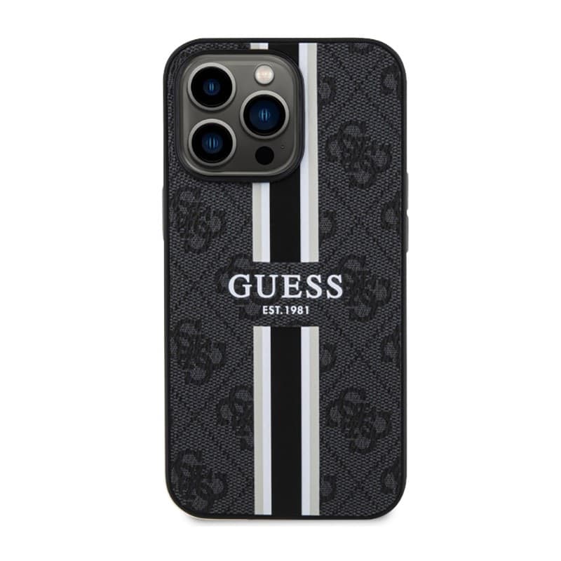 Guess 4G Printed Stripes MagSafe - Case for iPhone 13 Pro (Black) - 3