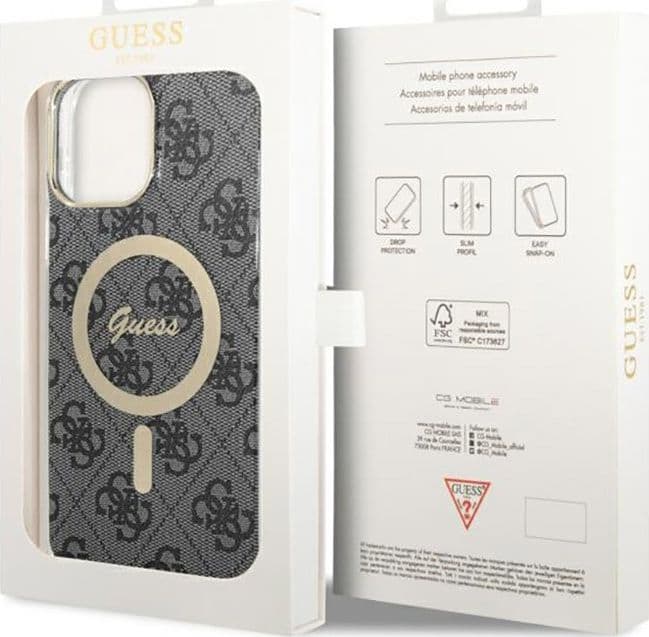 Guess 4G MagSafe - Case for iPhone 13 Pro Max (Black) - 8