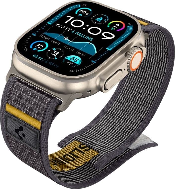 Spigen Athlex Air - Strap for Apple Watch 44/45/46/49 mm (Active Gray) - 9