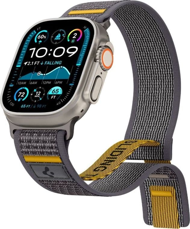 Spigen Athlex Air - Strap for Apple Watch 44/45/46/49 mm (Active Gray) - 10