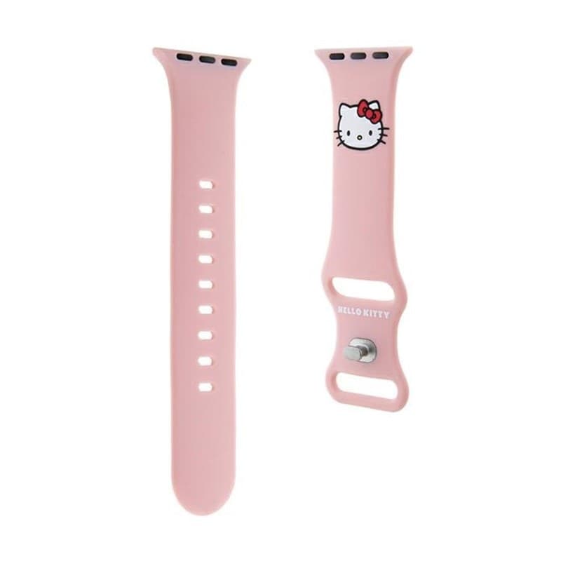 Hello Kitty Silicone Kitty Head - Strap for Apple Watch 38/40/41 mm (pink) - 3