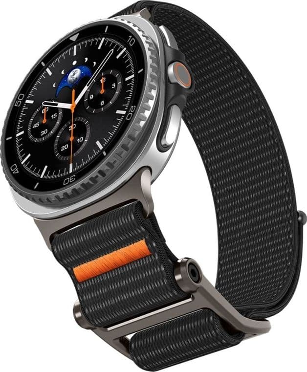Spigen DuraPro Flex - Band for Samsung Galaxy Watch 8 / 8 Classic 40 / 44 / 46 mm (Black) - 3