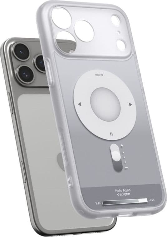 Spigen Ultra Hybrid Mag MagSafe - Custodia per iPhone 18 Pro Max / 17 Pro Max (Argento Classico) - 4