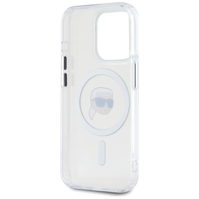 Karl Lagerfeld IML Metal Karl Head MagSafe - Case for iPhone 15 Pro Max (white) - 7